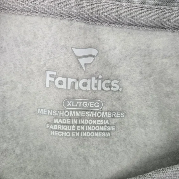 Fanatics Colorado Hockey Sweatshirt Mens XL Heather Grey Pullover - Picture 2 of 8